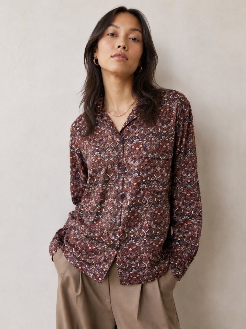 Liberty London Printed Button Down Shirt